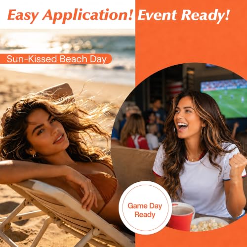 Image of Sunny Hair Clip in Hair Extensions Real Human Hair Brown Balayage | Clip in Hair Extensions Brown Balayage Caramel Blonde Short Hair, Natural Looking Blend and Comfortable Wear 12 Inch 85g