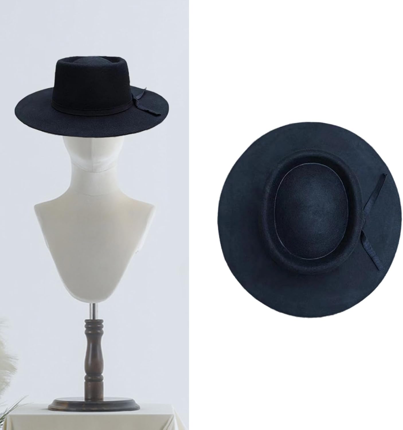 Unisex Wool Felted Hat Personality Trendy Hat Elegant Wool Felted Men Hat for Various Styles and Occasion