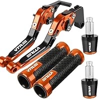 Leva Frizione E Freno Moto Reminnbor | In Lega Alluminio Per GY6 E CG125 | Diametro 22 Mm (Rosso) - Foto 6