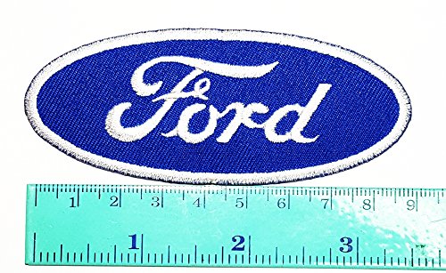 Blue Ford Racing Sport Automobile Car Motorsport Racing Logo Patch Sew Iron on Jacket Cap Vest Badge Sign