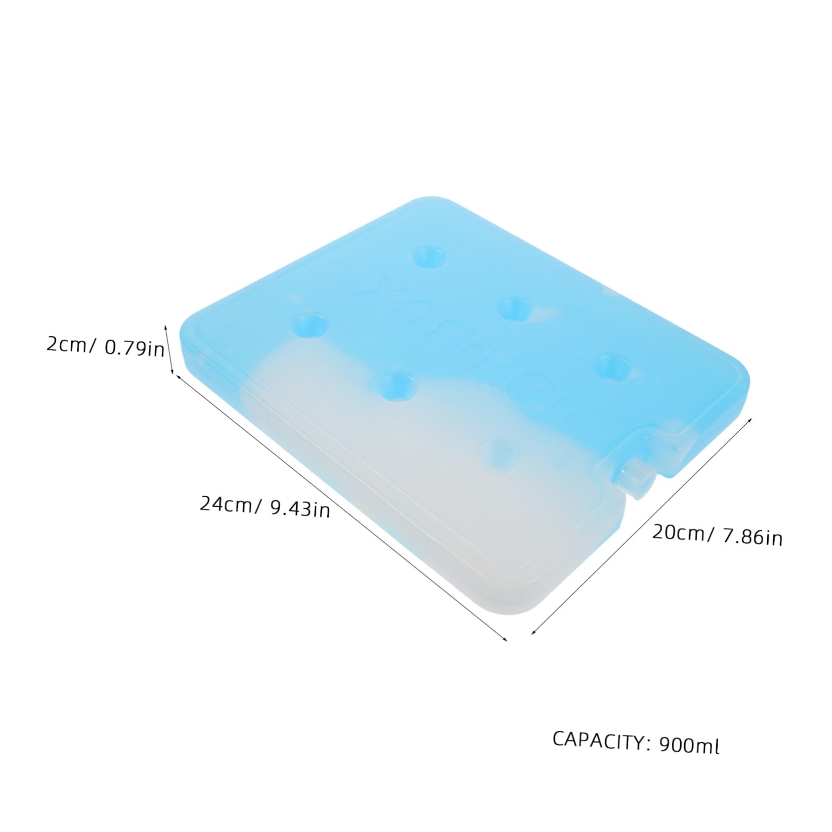 Ice Packs Réutilisables Blocs Réfrigérants Étanches à Capacité pour Isolation Renforcée pour Pique Niques Camping et Conservation Alimentaire Extérieur