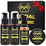 Tattoo Supplies,Tattoo Aftercare Kit w/Tattoo Lotion,Tattoo Balm Cream Brightener,Tattoo Soap,Tattoo...