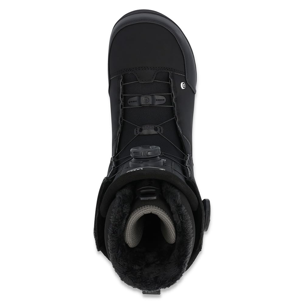2024 Ride Lasso Mens 12 Black Snowboard Boots, Boots