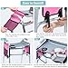 BAGSFY Walker Tray with Cup Holder & Side Pocket – Hard Top Walker Table for Seniors – Folding Walker Accessory for Meals, Reading, Drinks – Non-Slip Surface, Tool-Free Install, Universal Fit