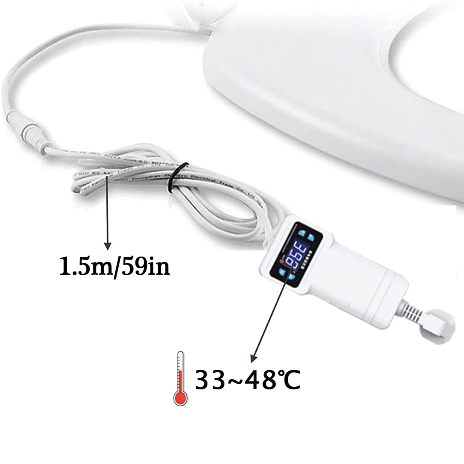 Duravit SensoWash D-Neo - Elektronisch bidet met keramiek, hangend, HygieneGlaze, Rimless