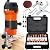 THINKWORK Compact Router, 6.5-Amp 1.25 HP Compact Wood Palm Router Tool Kit, Wood Trimmer with 15 pieces 1/4" Router Bits Set, 30000R/MIN