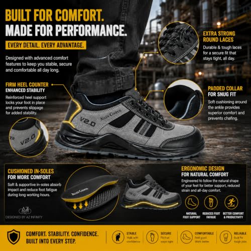 Image of Allen Cooper 1156 Steel Toe Leather Safety Shoe