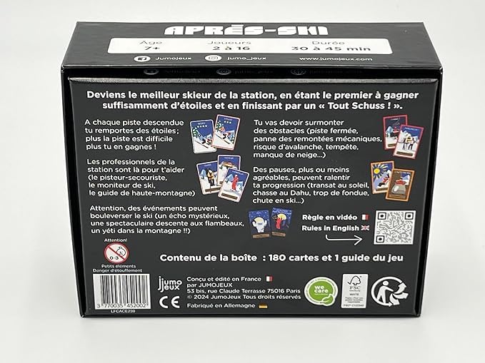 Après-Ski 1st Numbered Collector's Edition | Board Game - Card Game On Skiing With Family Or Friends For Children And Adults From 2 To 16 Players - View #9