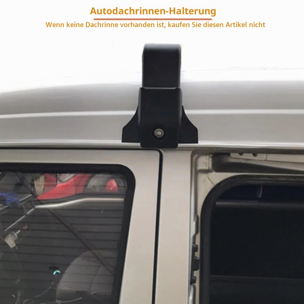 ESPYN Dachträger Dachgepäckträger Für SUV/MPV-Autodachträger-Dachrinnenhalterungsadapter Zur Befestigung An Jedem Fahrzeug Mit Regenrinnen (Size:19-23CM)