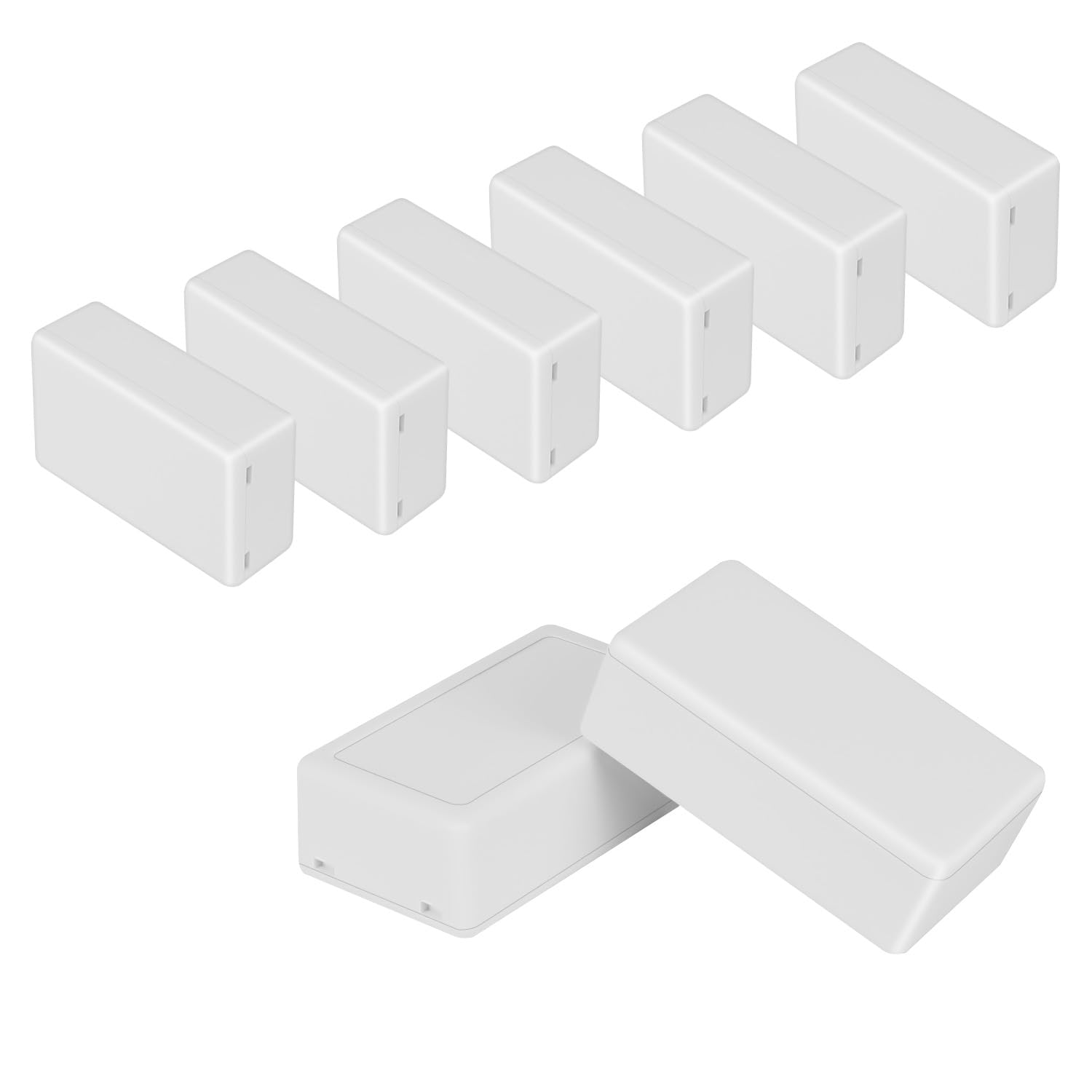 Project Box 8 Pieces Electrical Box Small Junction Box ABS Plastic Enclosure Power Electronic Case White 2.36" x 1.42" x 0.67"(60 x 36 x 17mm) — Amazon image 9