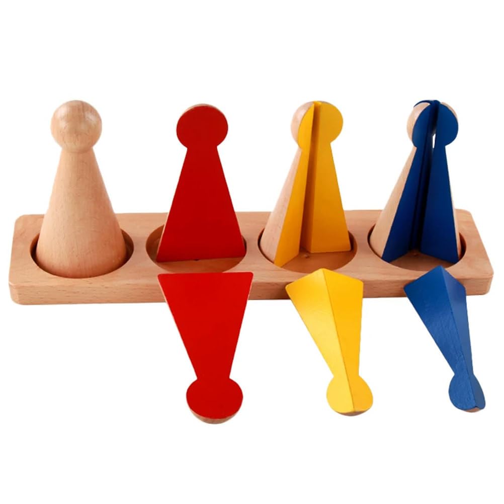 ttnmrc Montessori Fraction People Wooden Math Material