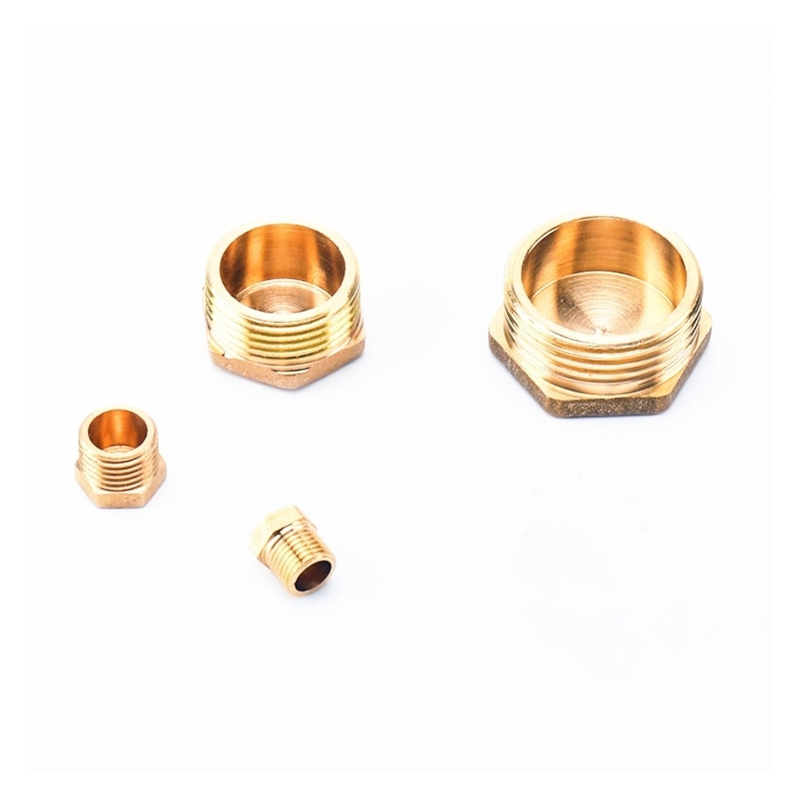 Embout de tuyau en laiton à tête hexagonale BSP mâle 0,3 cm à 2,5 cm
