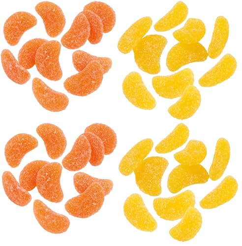 ORANGE & LEMON Jelly slices cake toppers x100g