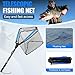 PLUSINNO Fishing Gear, Fishing Rod with 137PCS Lures, Fishing Net, Fishing Starter Kit with Rod and Reel Combo, Tackle Box Floating Net and Carrying Bag for Bass Trout, Fishing Gifts Stuff for Men