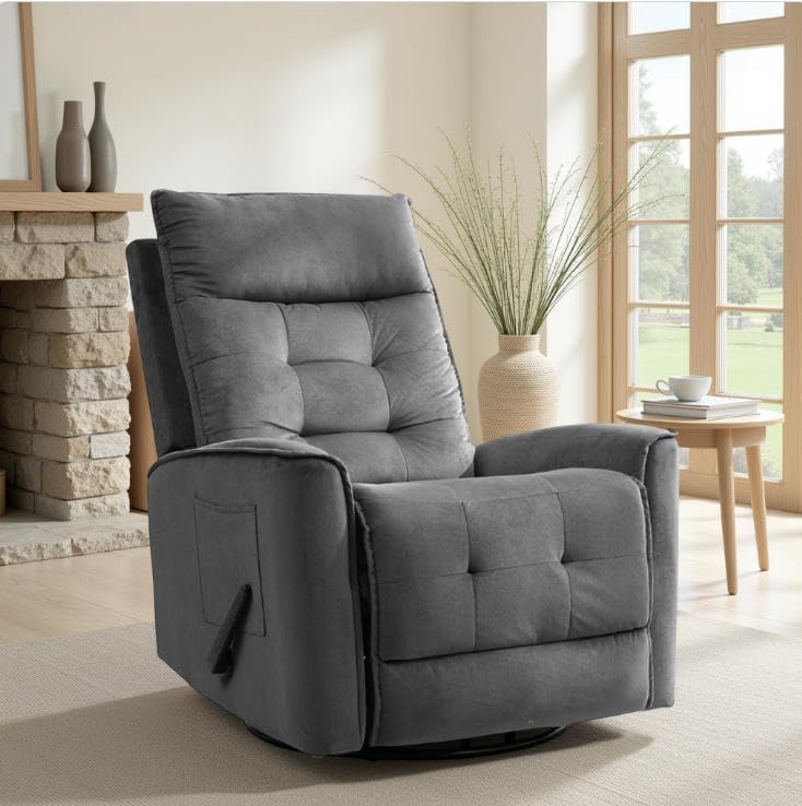 Amazon.com: Chizzyseat Manual Rocker Recliner Chair Nursery Glider ...