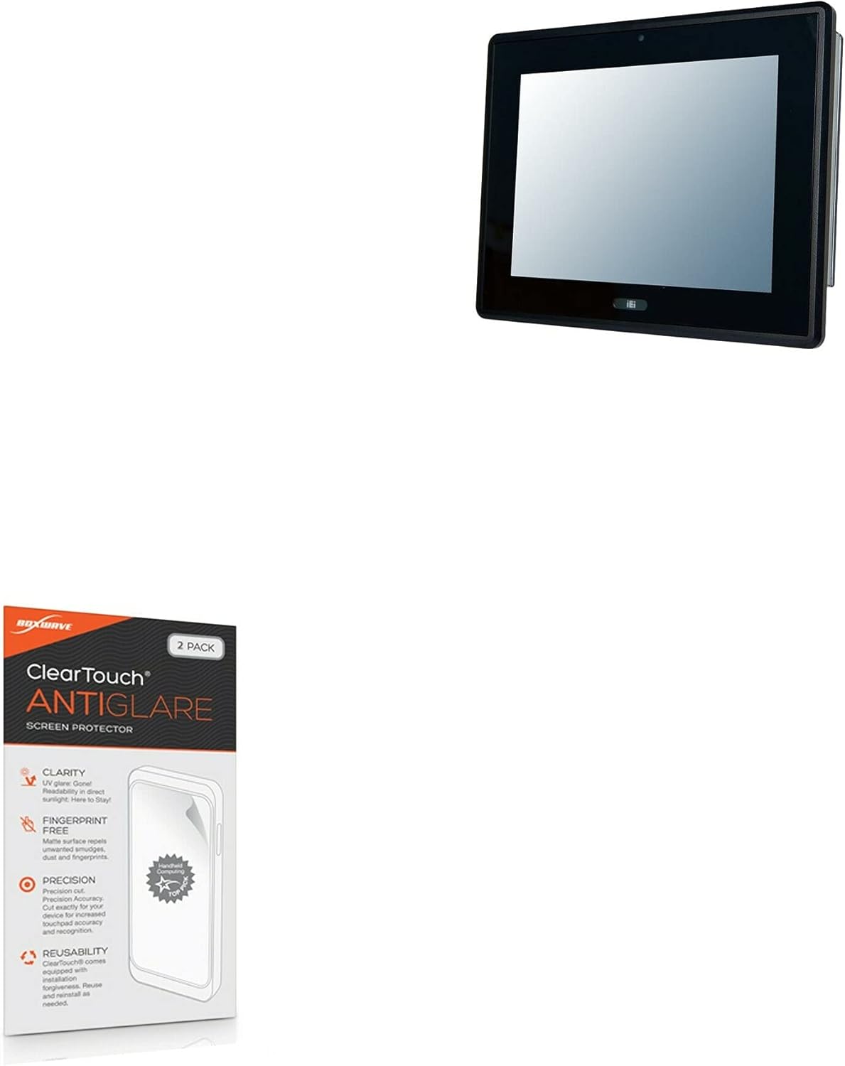 BoxWave Screen Protector Compatible With BSI Computer PPC-F10B-BT - ClearTouch Anti-Glare (2-Pack), Anti-Fingerprint Matte Film Skin