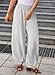 EVALESS Womens Harem Pants with Pockets Trendy Fashion 2025 Spring Summer High Waisted Flowy Pants for Women Boho Grey Medium