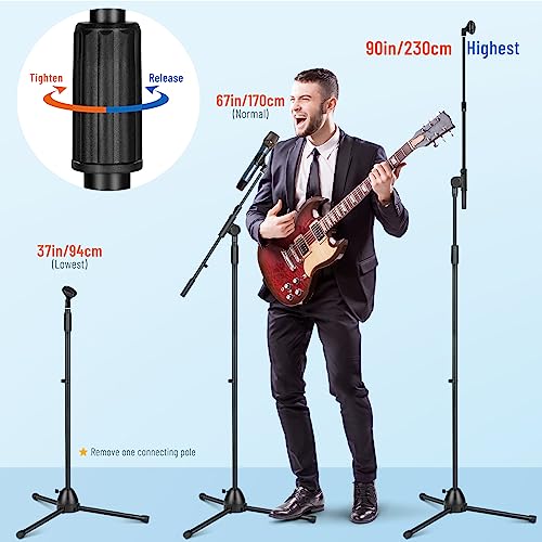 Cahaya CY0330-EU Microphone Stand Heavy-Duty Super Resistent Tripod Boom Universal Mic Stand thumb #3