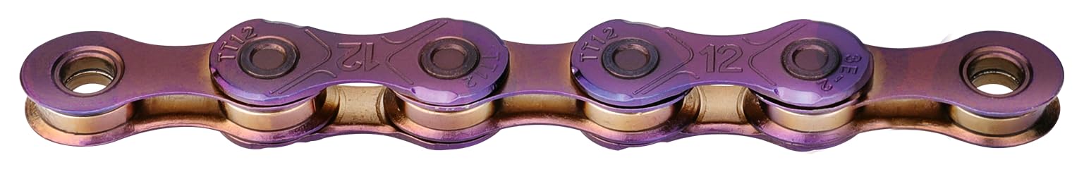 KMC TT12 Waxed 12 Speed Chain, Neo Chrome, 126 Link