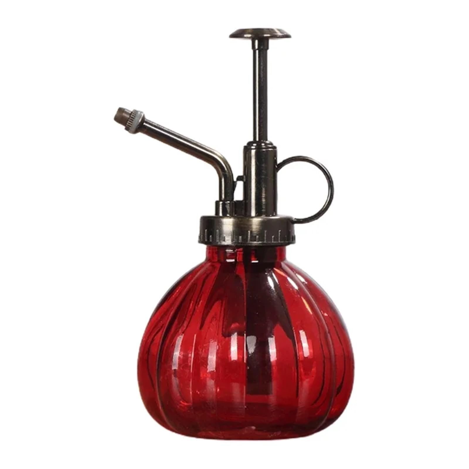 DSFIHJO 1 PC Glass Watering Can Pot Vintage Plant Mister Brass Pressure Sprayer Retro Pumpkin Spray Bottle Antique Copper Sprinkler(Color 01)