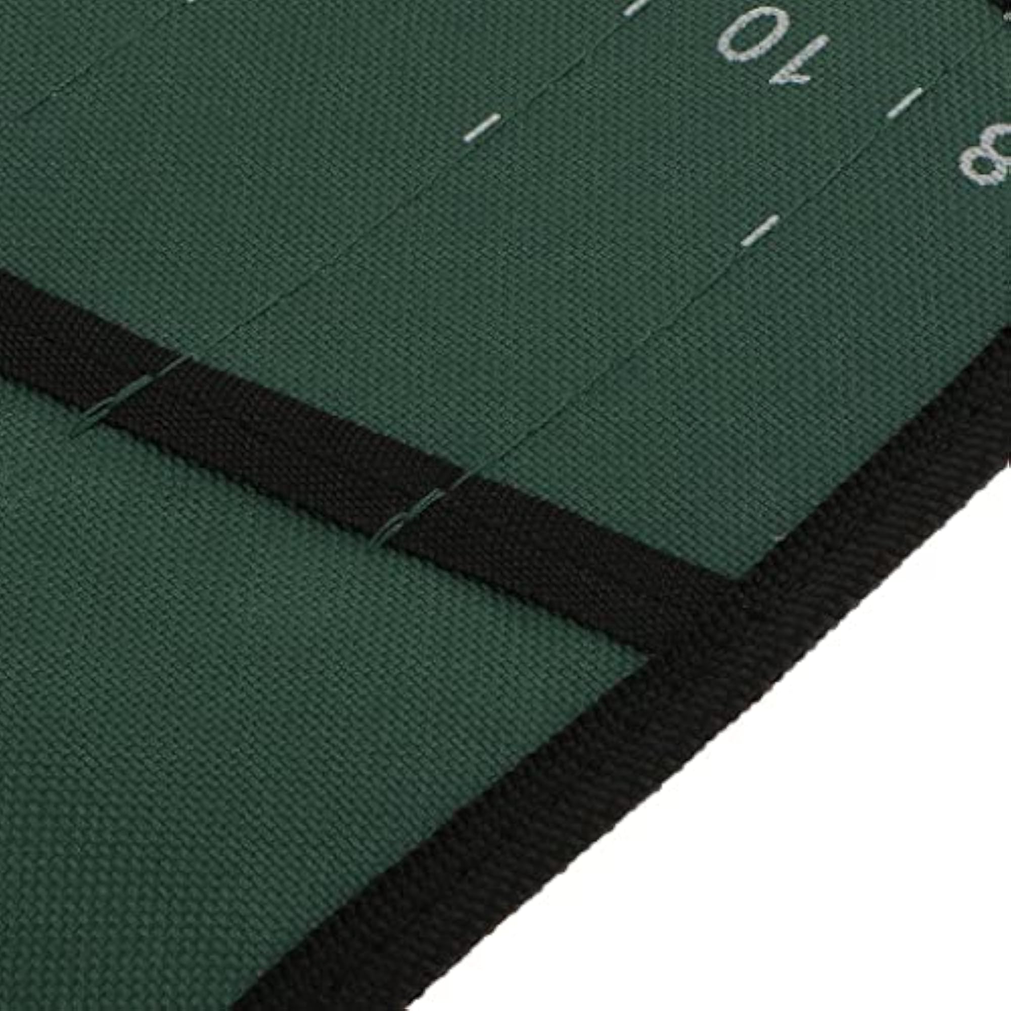 8-Pocket Canvas Spanner Wrench Tool Roll Up Storage Bag
