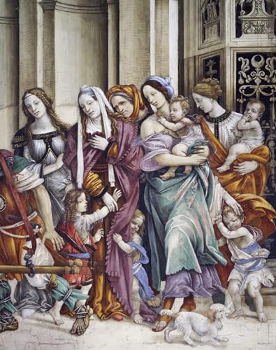 Pintura Impresiones de Lienzo WYKUJMYTO Estilo Vintage Obra de Filippino Lippi de Gran Formato