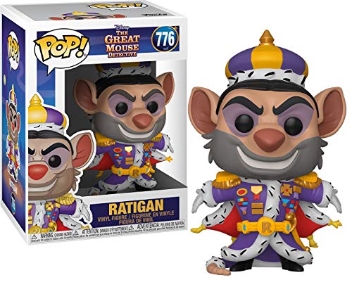 Funko Pop! Disney: Mouse Detective-Professor Ratigan MouseDetective - The Great Mouse Detective - Figura de Vinilo Coleccionable - Idea de Regalo- Mercancia Oficial - Juguetes para Niños y Adultos