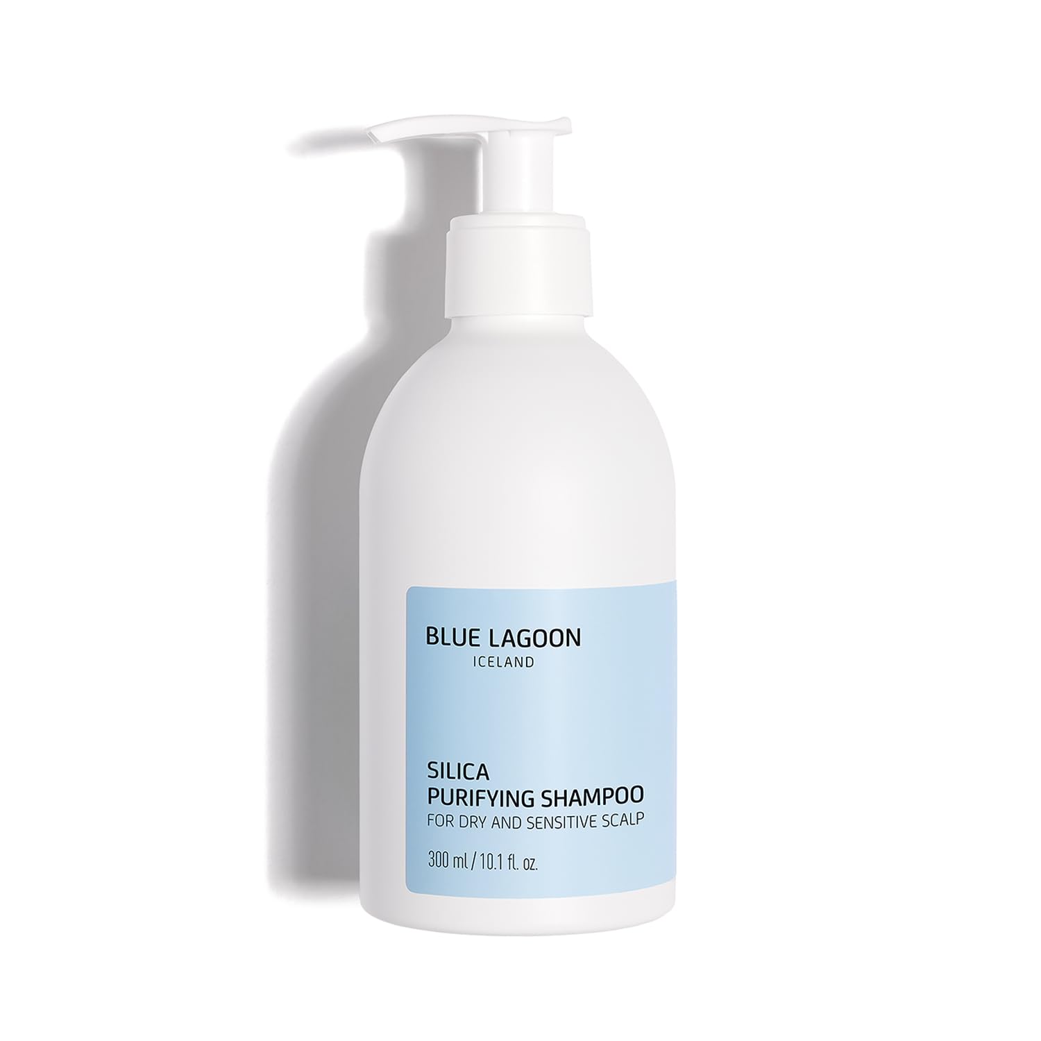 Blue Lagoon Skincare Silica Purifying Shampoo – Anti Dandruff Shampoo & Psoriasis Treatment for Skin – Mineral Salts, Silica, Soothing, Fragrance-Free