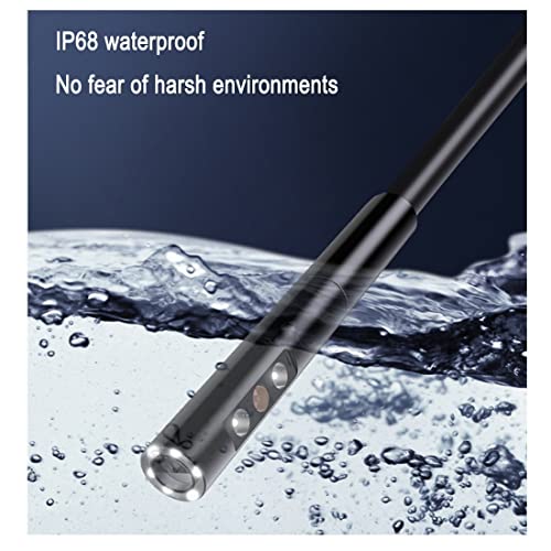 Borescopes 2.0MP WiFi industriële pijplijn autoreparatie-endoscoop, 4,9 mm endoscoopbesturing met twee lenzen, IP68… - Image 5