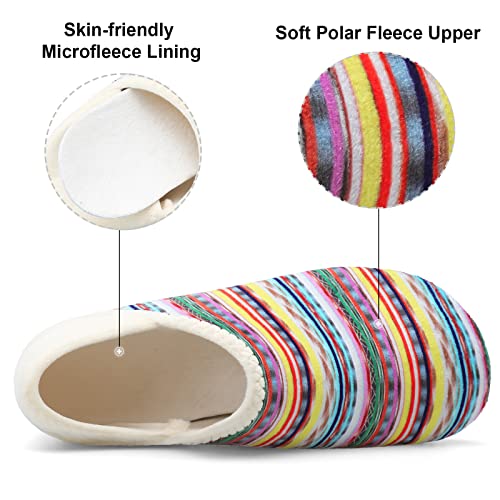 XIHALOOK House Slippers for Women Men Cozy Sock Shoes with Soft Rubber Sole Slip On for Indoor/Outdoor2