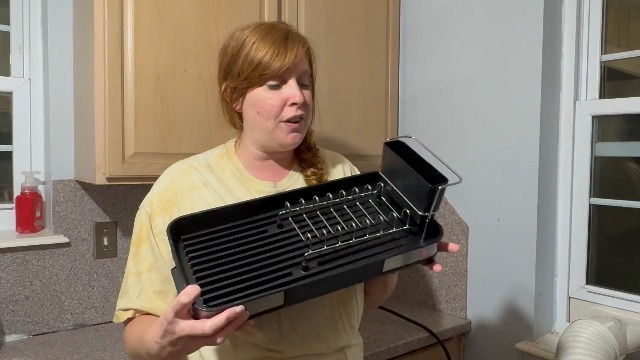 Escurridor Pequeño De Acero Inoxidable SONGMICS - Ideal Para Cocinas Pequeñas, Organiza Cubiertos Y Platos Sin Ocupar Espacio
