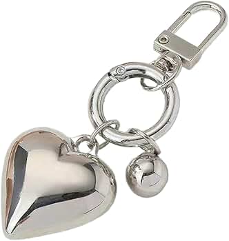 Challenger ハート型キーホルダー Amazon.co.jp: [ZHANGJIANDU] シルバー ハート キーホルダー