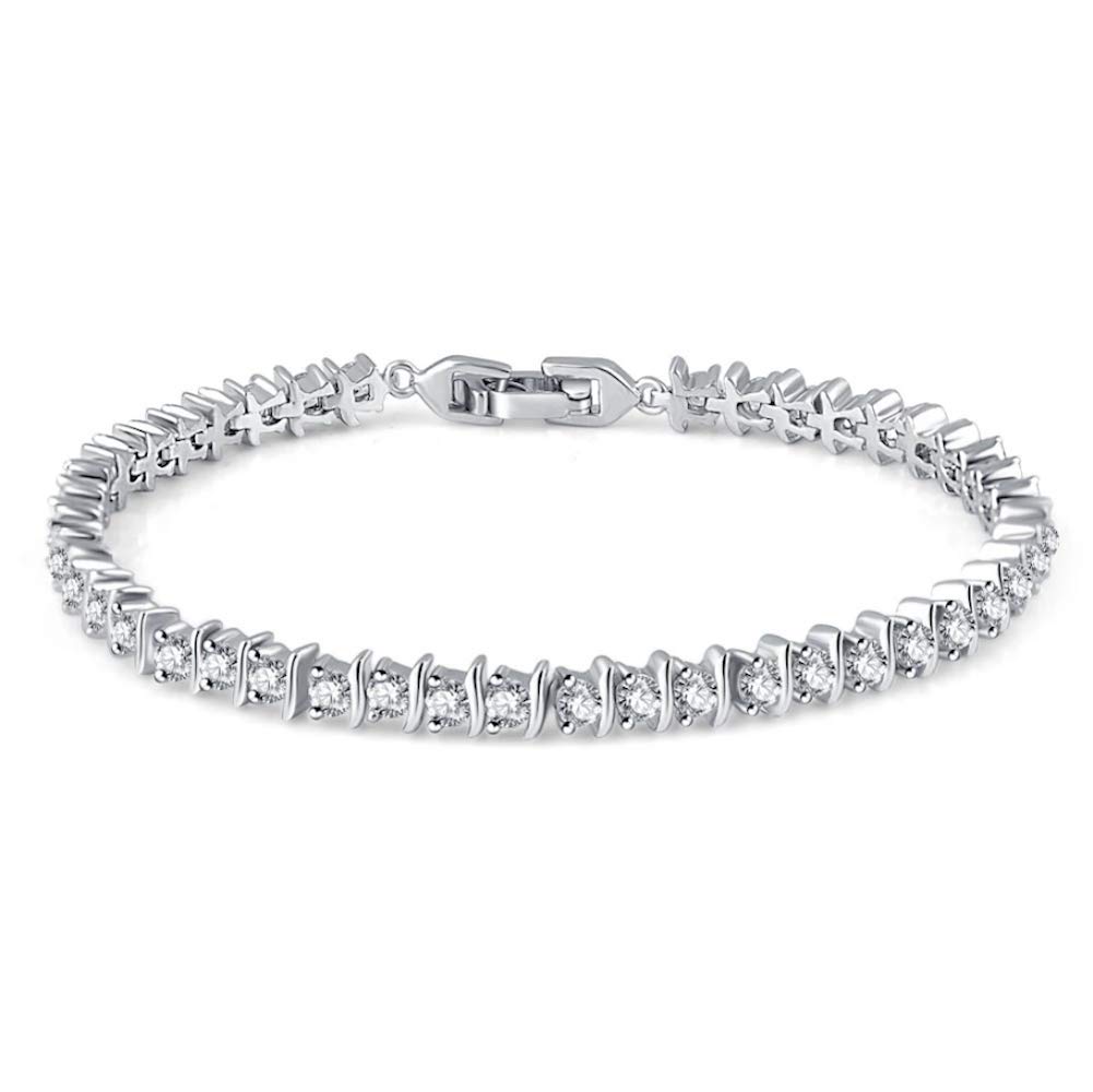 Kim Johanson Bracciale da tennis da donna * Glamour* in