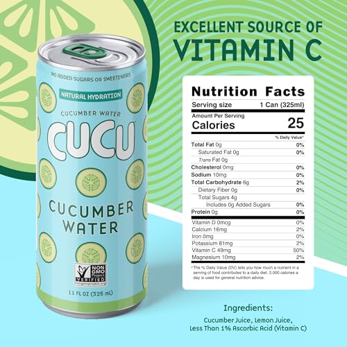 Image of CUCU Cucumber Water 11 fl oz Can