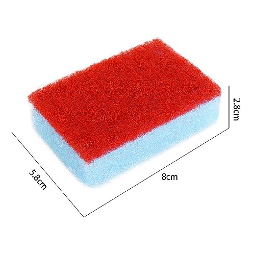 Image of 5 Pcs Kitchen Cleaning Sponges, Colorful Dual-Sided Washing Sponges for Dishes, Multi-Purpose Household Elastic Cleaning Scrub Sponges for Kitchen Pots, Pans, Dishes