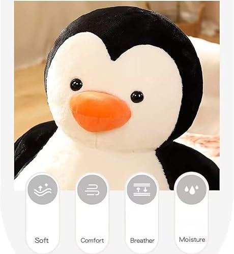 Miniatura 4 de YUKOUQIAN Pingüino de peluche de pingüino, juguete suave de 8.5 pulgadas, regalo para niñas, niños, bebés, cumpleaños, Navidad, día del niño,