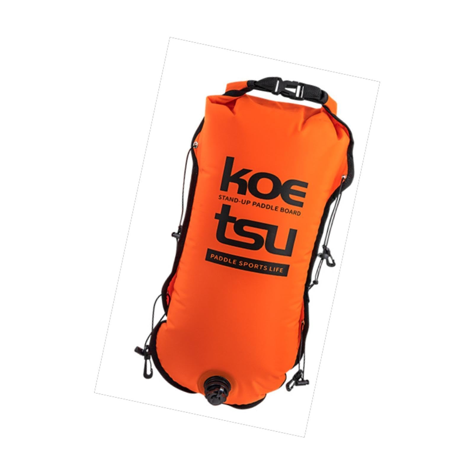 F Fityle Boya de natación Flotador de Seguridad de natación y Bolsa Seca Bolsa de Almacenamiento Impermeable de Nailon Flotador de boya de natación para Buceo