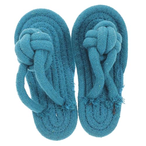 Totority Slipper Dog Toys Dog Bite Toys Cotton Rope Wear-Resistant Random Color