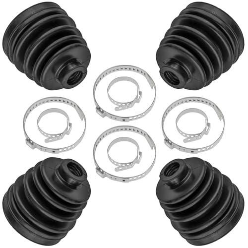 Caltric 2 Rear Axle Inner And Outer CV Boot Kits Compatible with Polaris Sportsman 500 4X4 HO 1999-2005