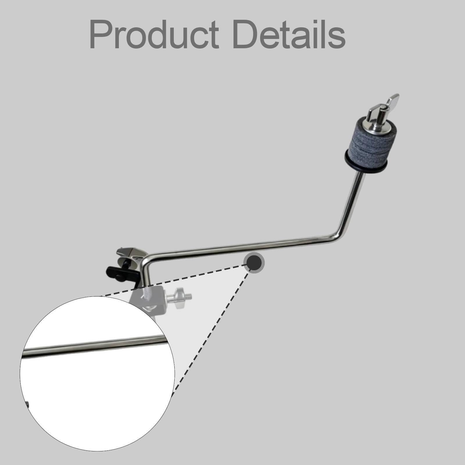 Accessoires pour Rallonges de Pieds de Cymbales, Pièces de Rechange pour Supports de Charleston, Pince pour Instrument, Support de Cymbale, avec Clip D'expansion