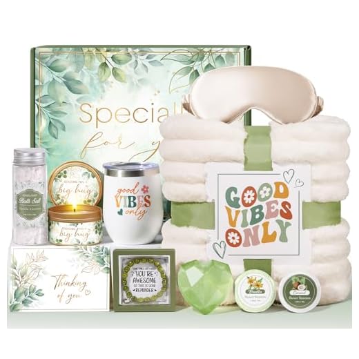 Presentes de aniversário para mulheres, presentes de autocuidado, cestas de spa relaxantes, pacote de cuidados para mulheres com cobertor, presentes exclusivos de dia dos namorados para sua mãe,
