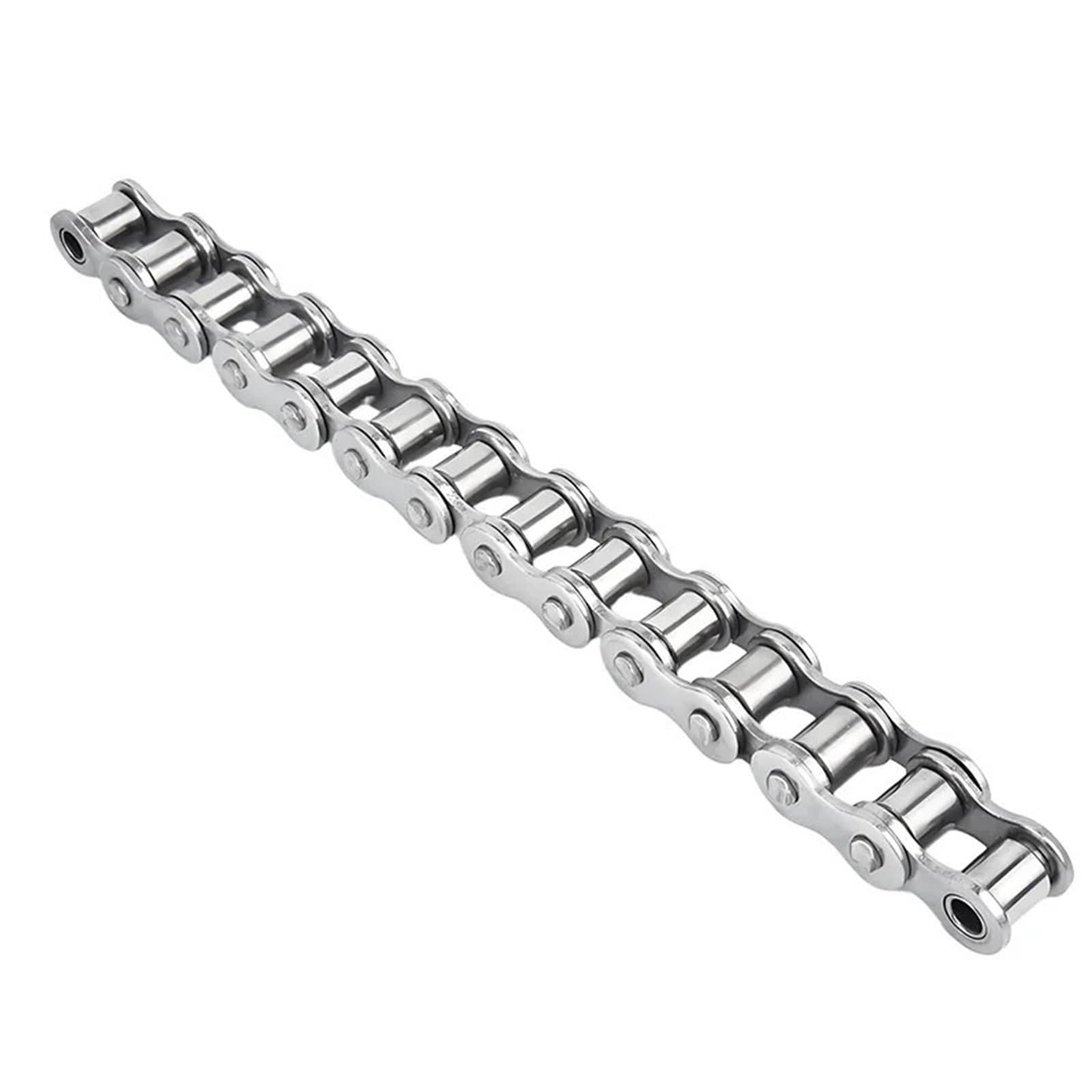 Rollenkette Aus Kohlenstoffstahl 1/1,5/5 Meter 201/304 Edelstahl-Übertragungsförderer einreihige Kette 04C-1 06B-1 08B-1 12A-1 Industrierollenkette(06B-1-1.5Meter)