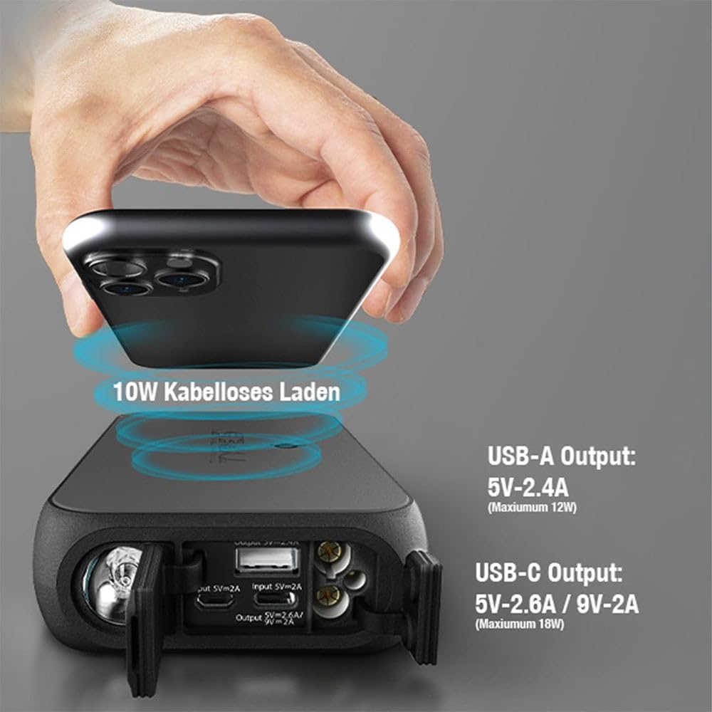 StartYa 8Qi Gen2 | Aide au démarrage puissante pour voiture | Batterie externe pratique | Écran avec instructions | 8000 mAh | Courant de démarrage jusqu'à 350 A | Pour tous les moteurs à essence avec