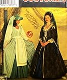Simplicity 7756 sewing pattern makes Misses Renaissance Costumes in sizes 10-12-14