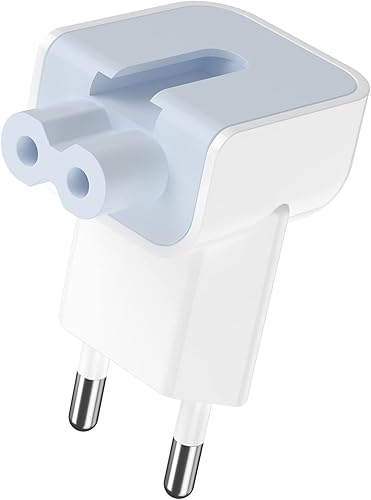 Miniatura 5 de Adaptador de corriente alterna a Europa Wall Duck Head (1 paquete), adaptador de carga estándar UE enchufe de cabeza de pato para MacBook ProMacBook
