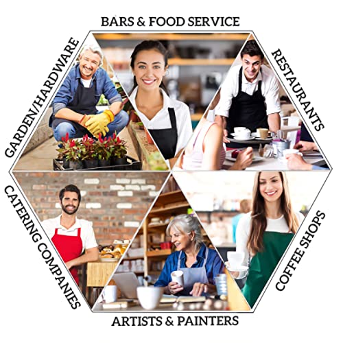 Valentine's Day Old School Tattoo Kitchen Chef Apron-Skull Rose Love Bbq Aprons, Grill Master, Adjustable Cooking Gardening Aprons With Pocket Waterproof #TOP5