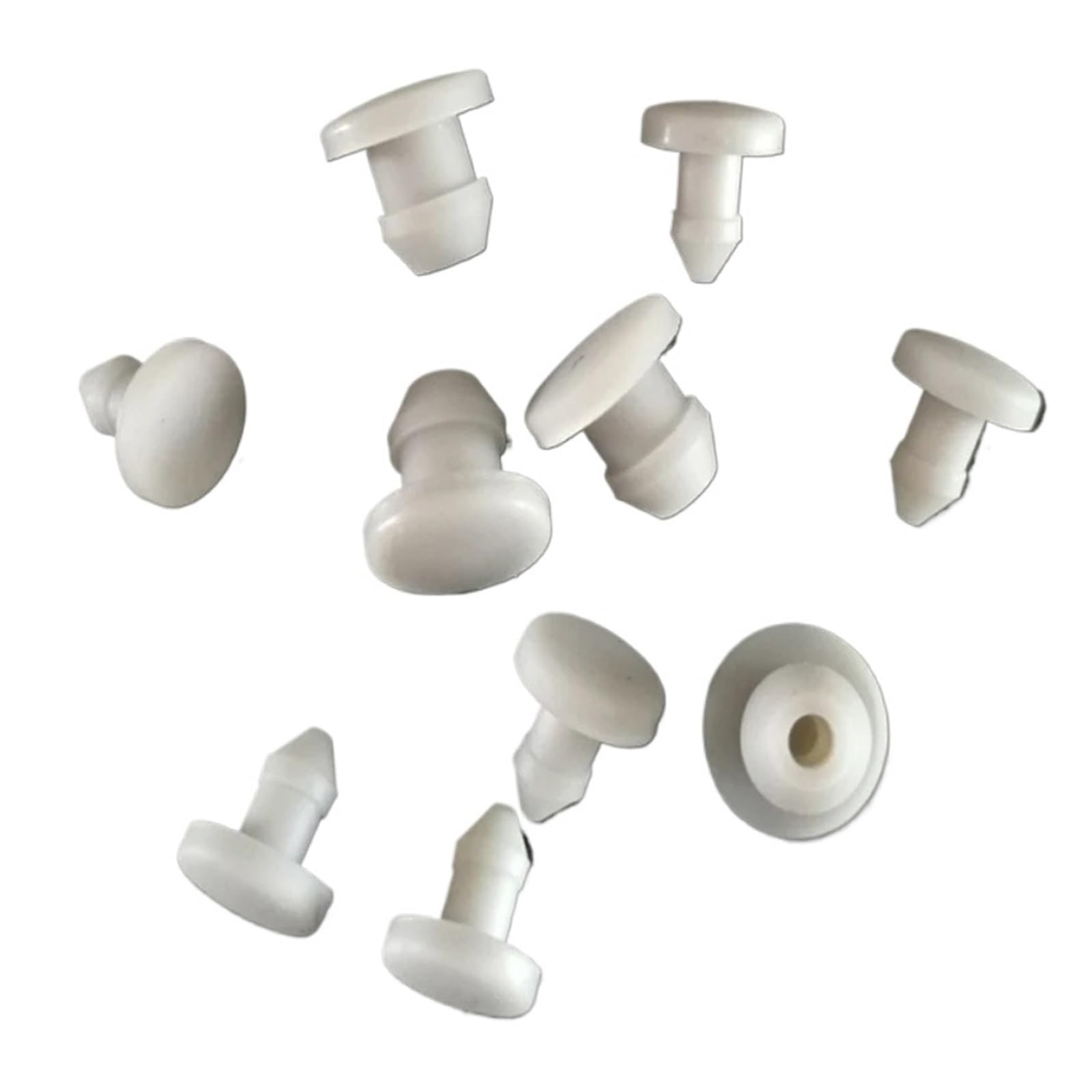 Tapa de orificio de goma de silicona, tapón en forma de T de alta temperatura de 5,5-30mm, sellado de junta a presión(100PCS-A 25MM)