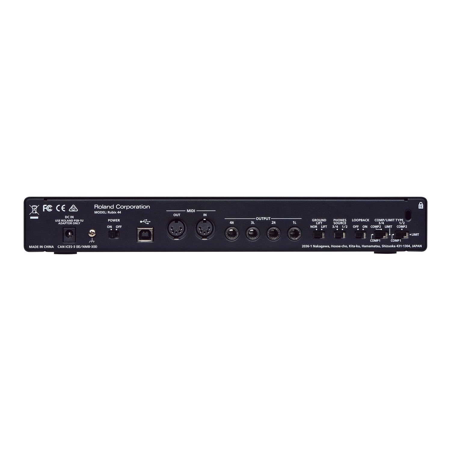 Roland Rubix44 - Interfaccia audio USB 4x4 + cuffie Keepdrum