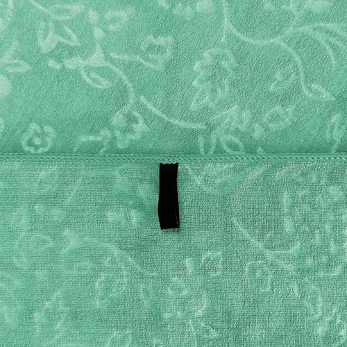 Image of JML Microfiber Bath Towels, Jumbo Bath Sheet 2 Pack(35 inch x 70 inch), Oversized, Soft, Super Absortbent and Fast Drying, Multipurpose Bath Towels for Body, Sports, Fitness, Yoga, Green