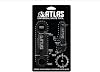 Atlas Truck Co. Keychain Bottle Opener and Universal Skateboard Tool